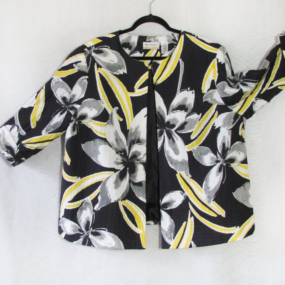 ALFRED DUNNER 20W Floral Print Jacket